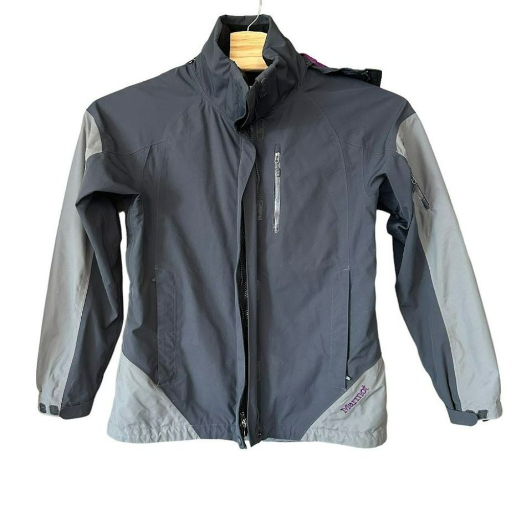 Marmot Purple Polyester Kate‎ Outdoor Full Zip Vest Womens L